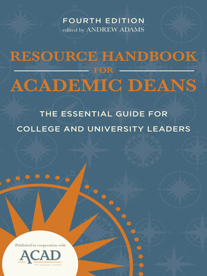 cover image of Resource Handbook for Academic Deans
